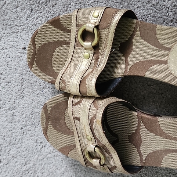 Coach wedge sandals - Picture 4 of 5